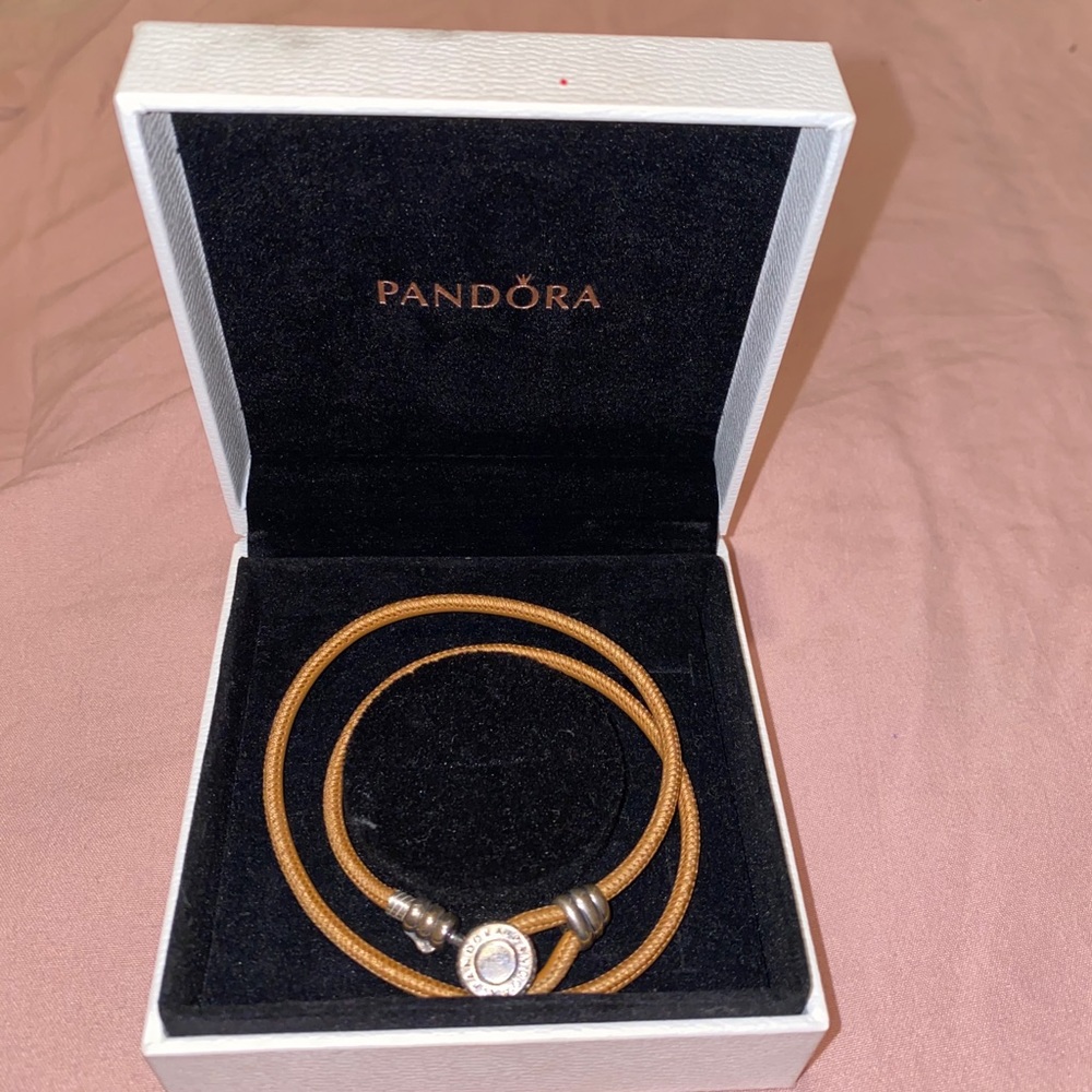 Pandora Leather Bracelet (Brown)
